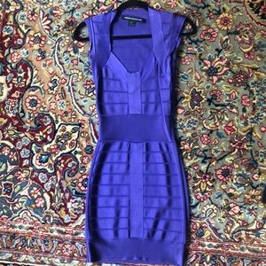FRENCH CONNECTION Purple Bandage Dress